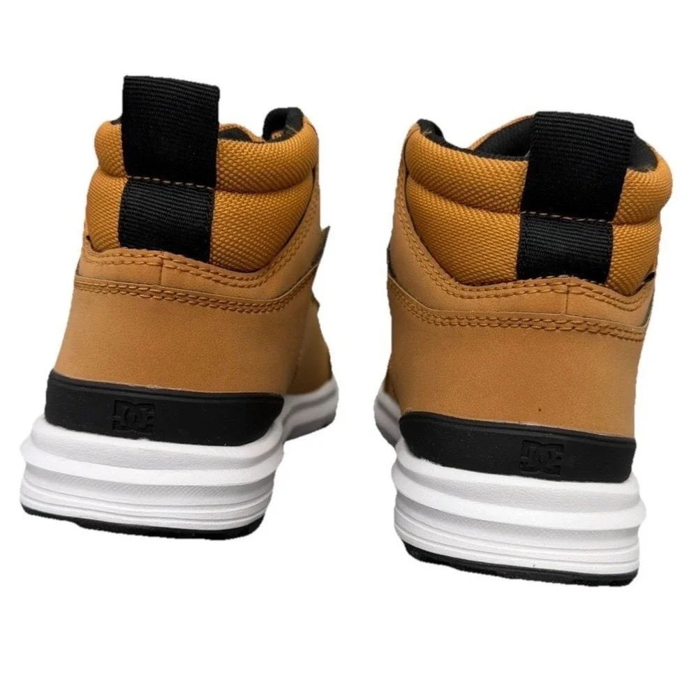 DC shoes Men's Multiny Water Resistance Boots Wheat/black Size 6.5 New